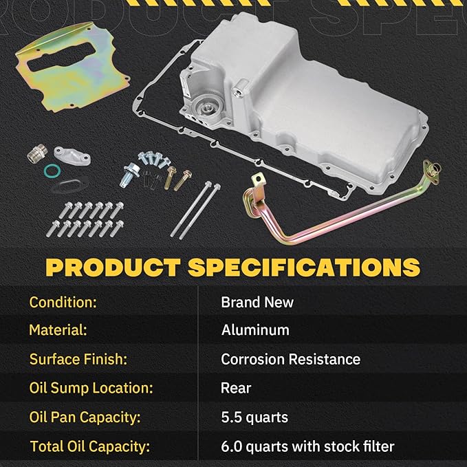 SimpleSwap LS Swap Retrofit Aluminum Oil Pan Kit 302-1